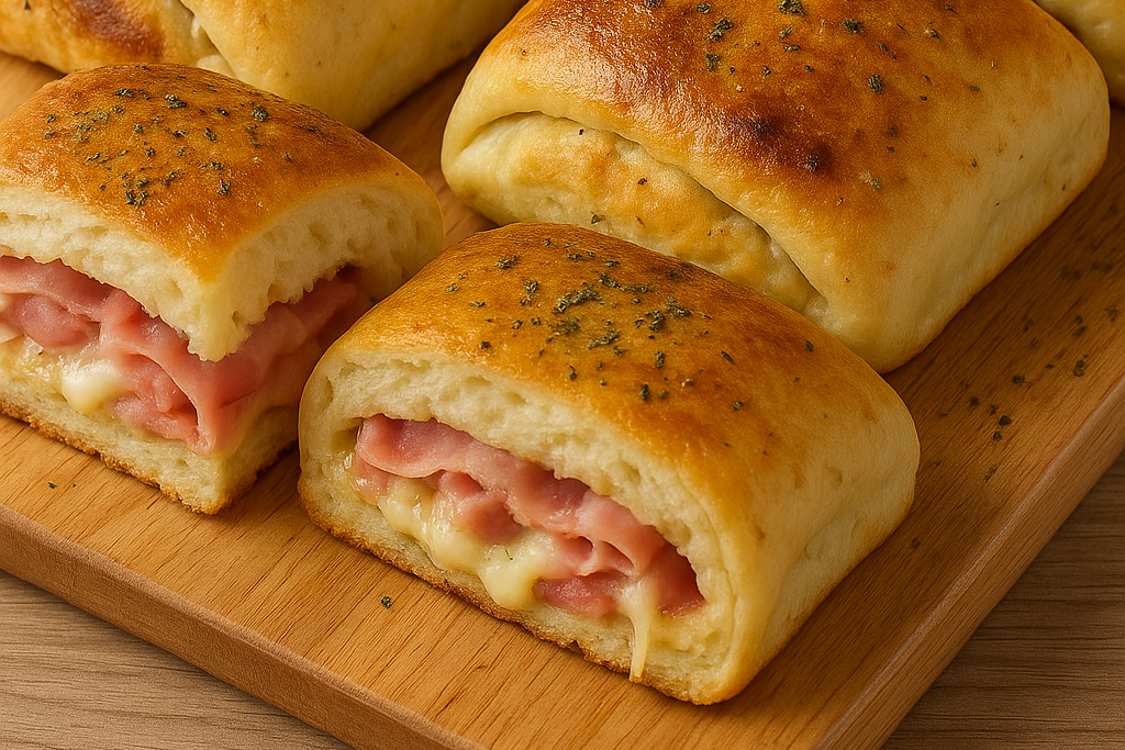 receita de enroladinho de queijo e presunto frito